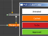 screenshot of color labels script